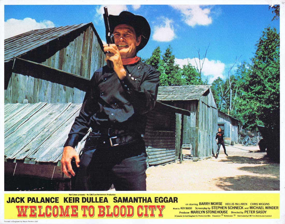 WELCOME TO BLOOD CITY Original Lobby Card 2 Jack Palance Keir Dullea