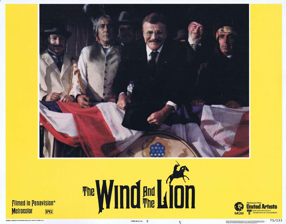 THE WIND AND THE LION Original US Lobby Card 5 Sean Connery Candice Bergen