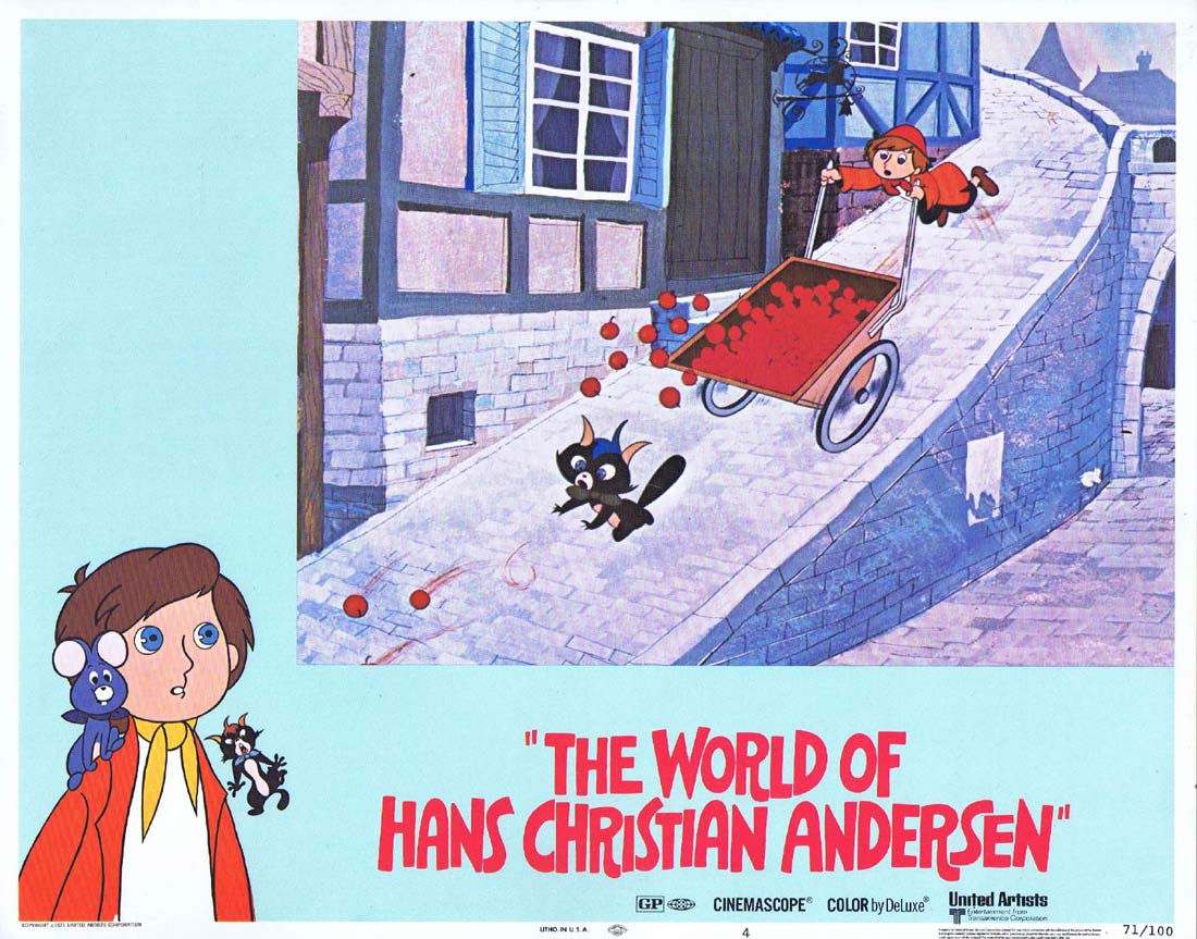 THE WORLD OF HANS CHRISTIAN ANDERSEN Original US Lobby Card 4 Animation