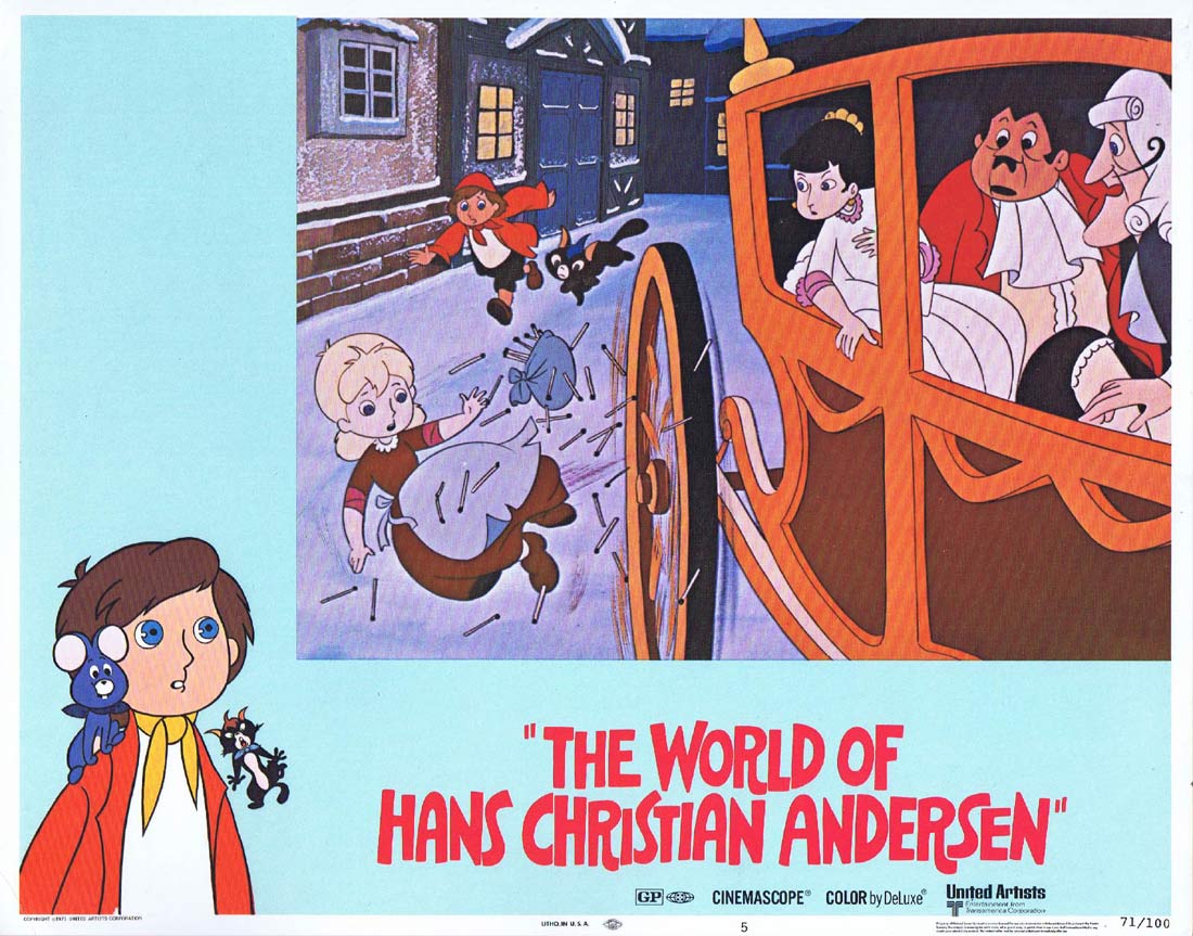 THE WORLD OF HANS CHRISTIAN ANDERSEN Original US Lobby Card 5 Animation