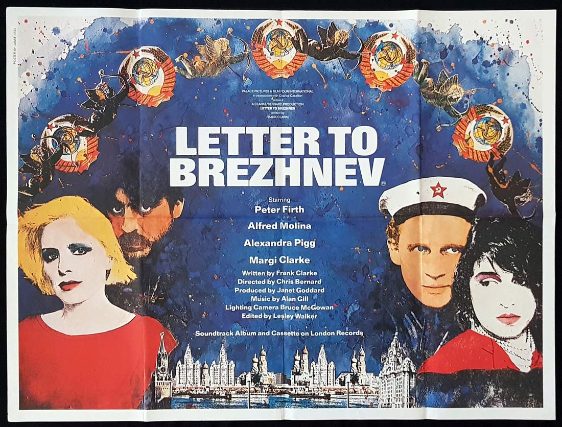 LETTER TO BREZHNEV Original British Quad Movie Poster Alexandra Pigg