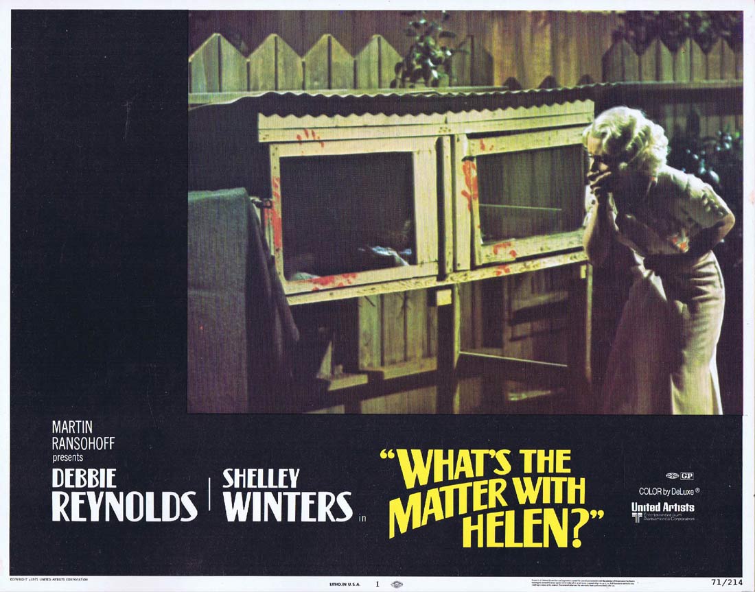 WHAT’S THE MATTER WITH HELEN Lobby Card 1 Debbie Reynolds Shelley Winters