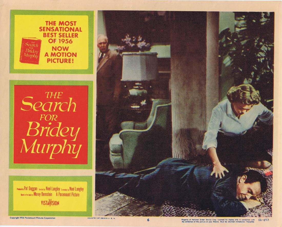THE SEARCH FOR BRIDEY MURPHY Original Lobby Card 6 Teresa Wright Louis Hayward