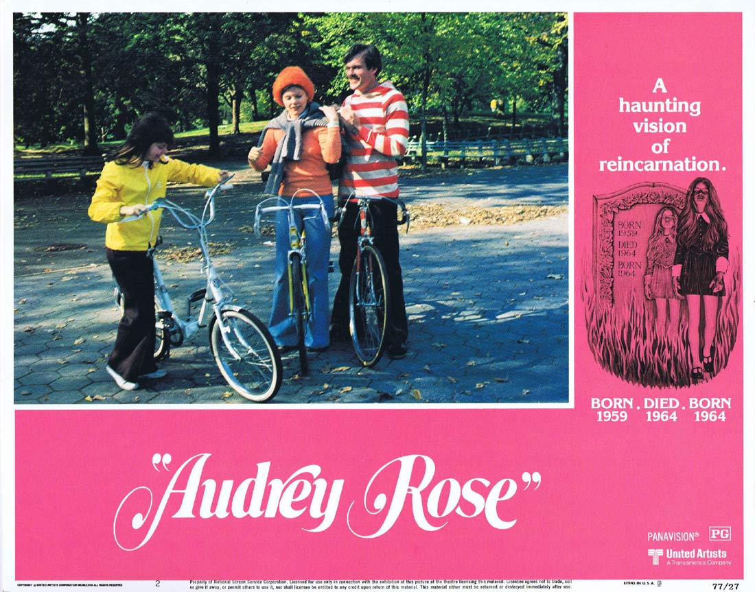 AUDREY ROSE Original Lobby card 2 Marsha Mason Anthony Hopkins