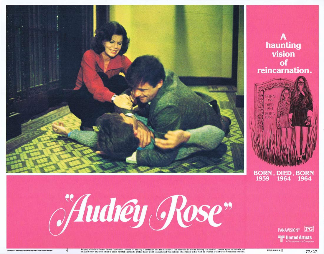 AUDREY ROSE Original Lobby card 4 Marsha Mason Anthony Hopkins