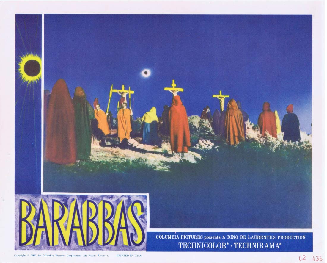 BARABBAS Original Lobby card 4 Anthony Quinn Arthur Kennedy