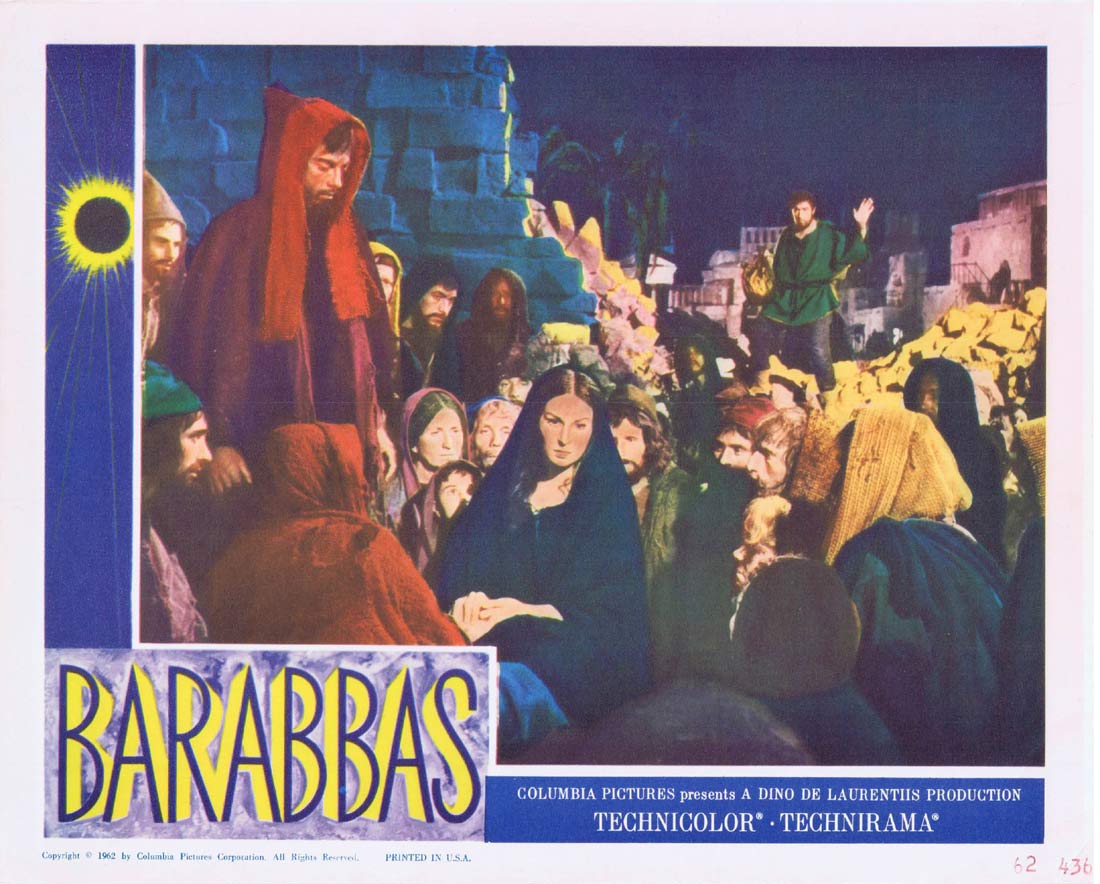 BARABBAS Original Lobby card 5 Anthony Quinn Arthur Kennedy