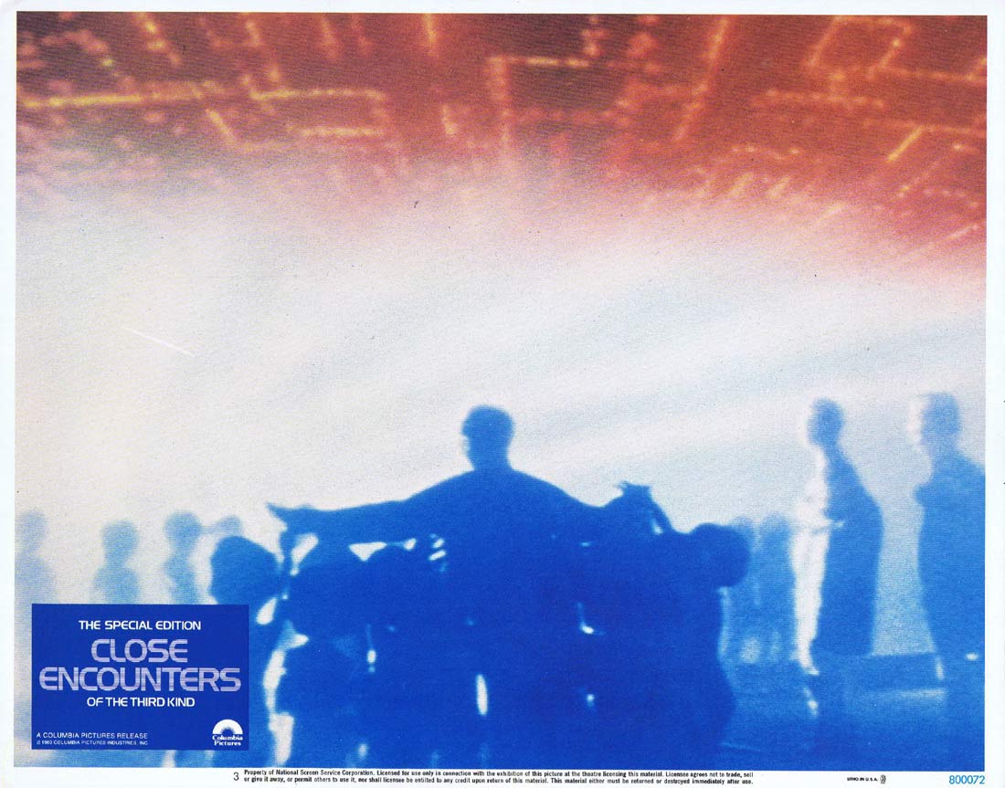 CLOSE ENCOUNTERS OF THE THIRD KIND SPECIAL EDITION Lobby card 3 Richard Dreyfuss