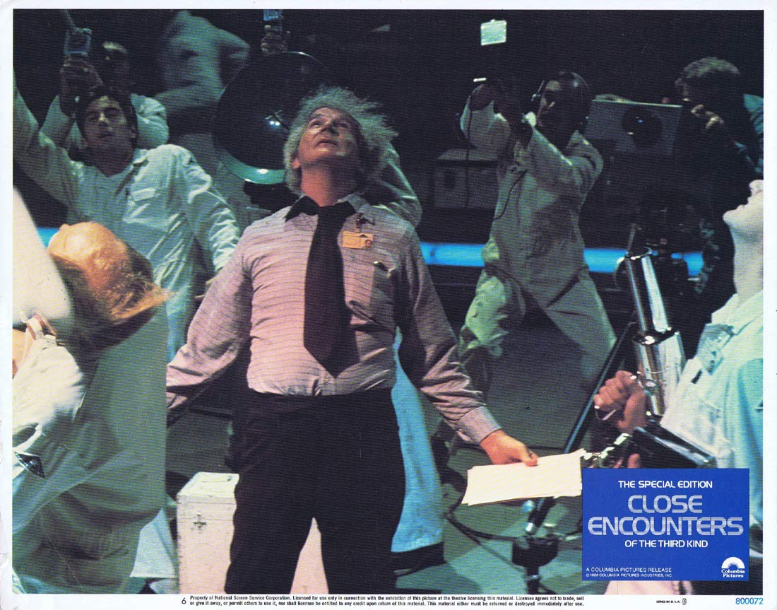 CLOSE ENCOUNTERS OF THE THIRD KIND SPECIAL EDITION Lobby card 6 Richard Dreyfuss
