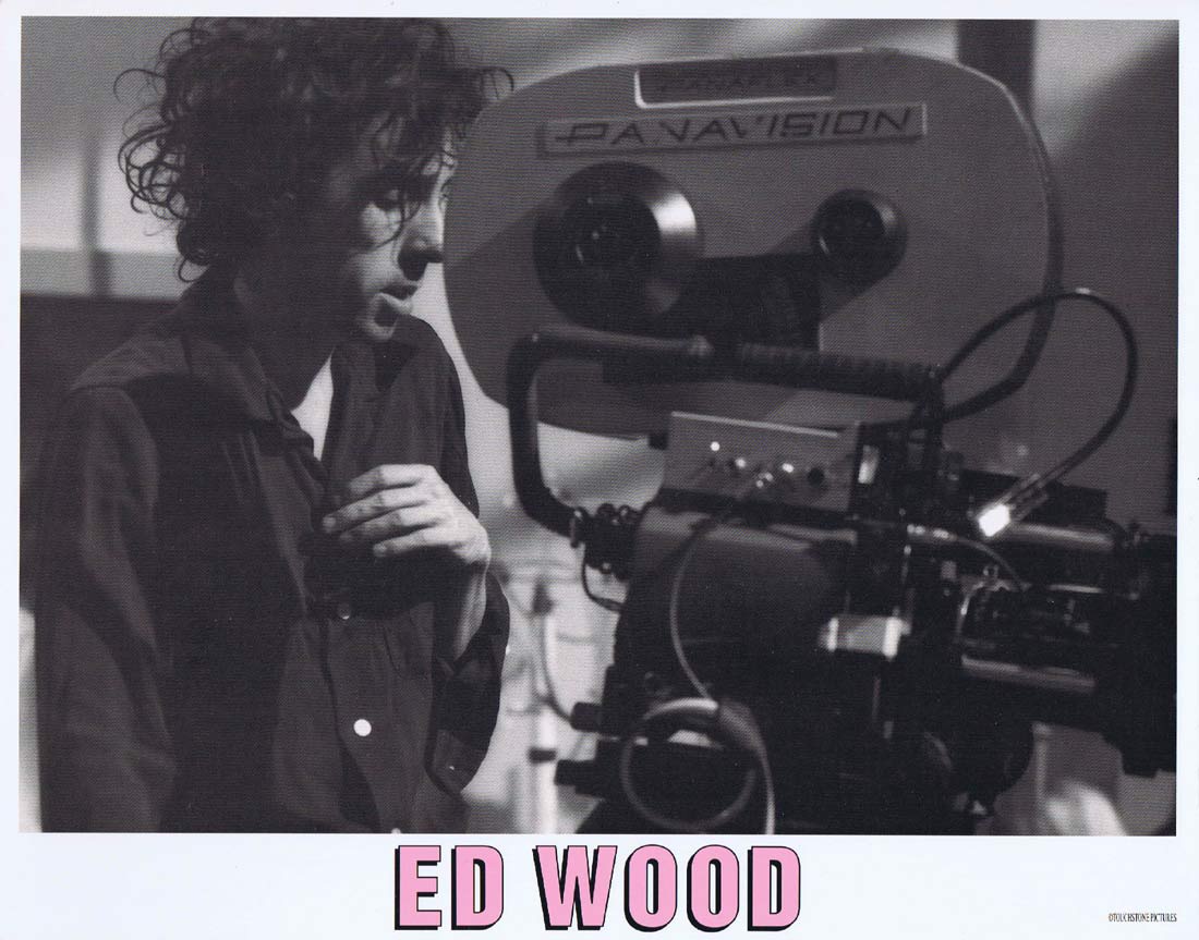 ED WOOD Original Lobby card 2 Johnny Depp Martin Landau