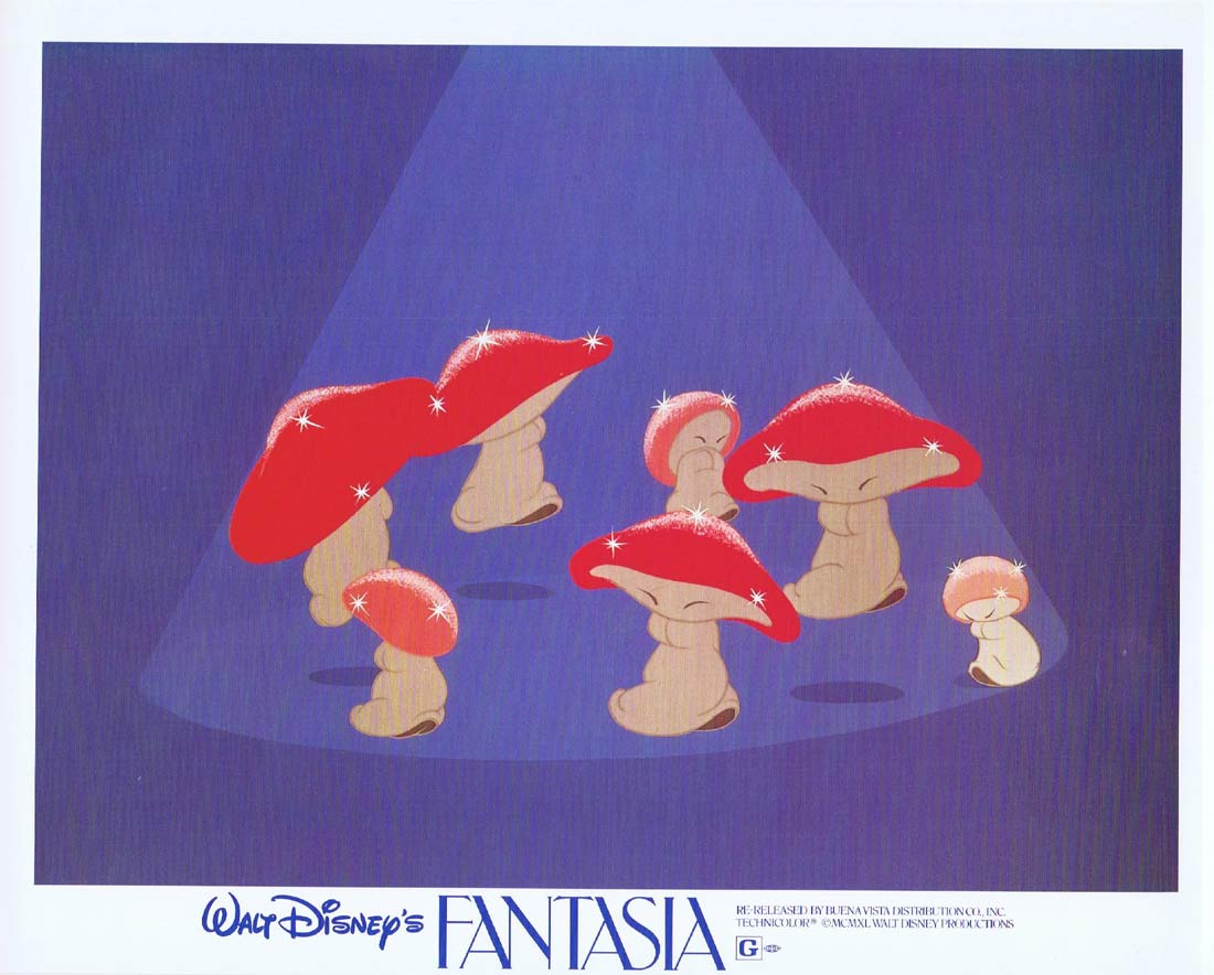 FANTASIA Original 1982r Lobby Card 3 Disney Classic