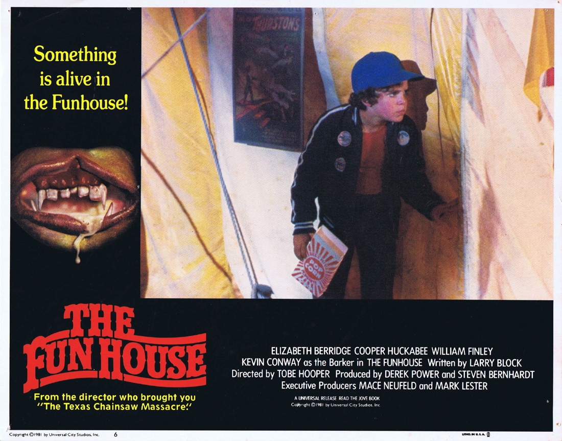 THE FUNHOUSE Movie Poster  1981 Tobe Hooper Horror RARE 