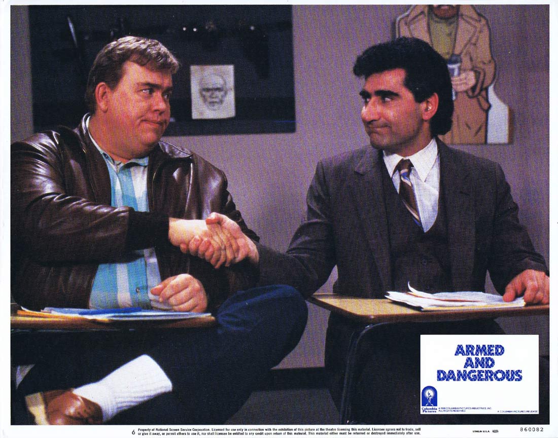 ARMED AND DANGEROUS Original Lobby Card 6 John Candy Eugene Levy