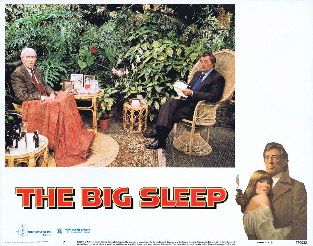 THE BIG SLEEP Lobby Card 7 James Stewart Robert Mitchum