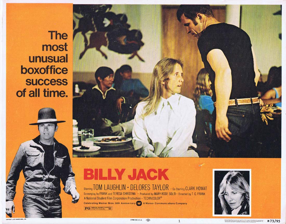 Billy Jack 1973r Lobby Card 5 Tom Laughlin Delores Taylor Moviemem 