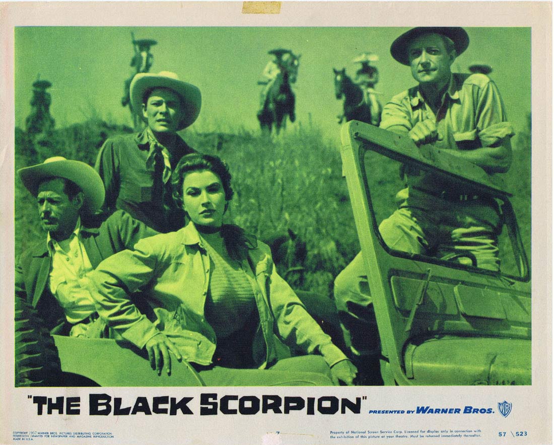 THE BLACK SCORPION Original Lobby Card 2 Richard Denning 1957 Sci Fi