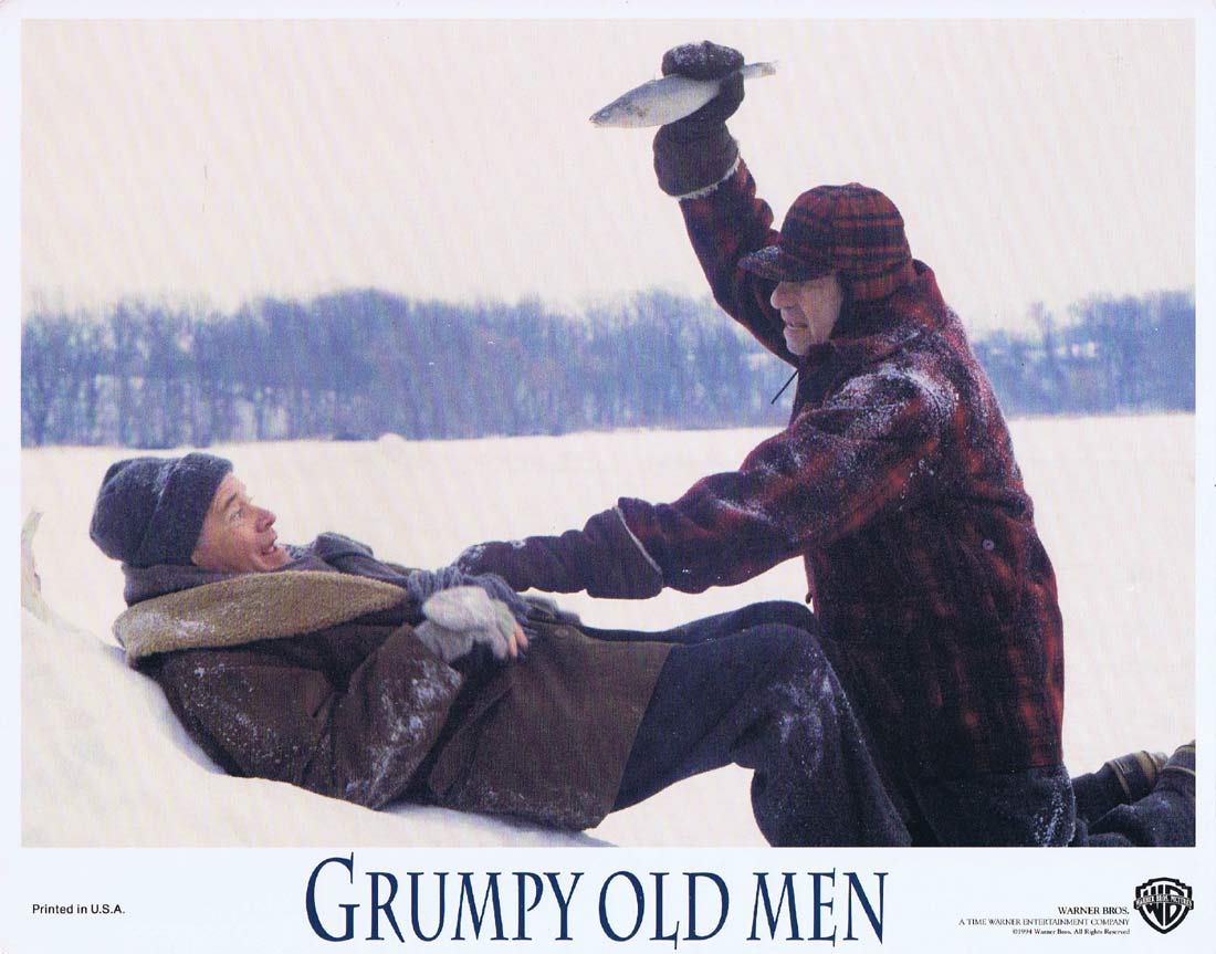 GRUMPY OLD MEN Original Lobby Card 2 Jack Lemmon Walter Matthau