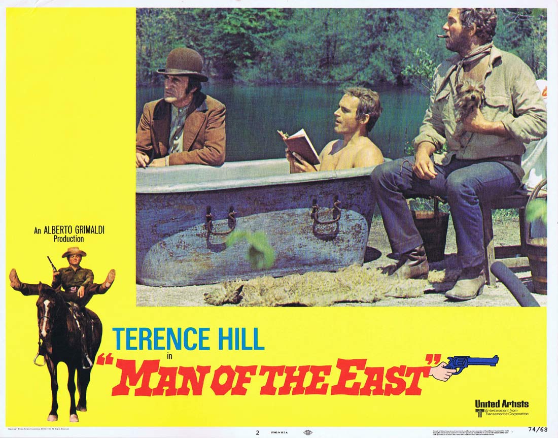 MAN OF THE EAST Lobby Card 2 Terence Hill Gregory Walcott