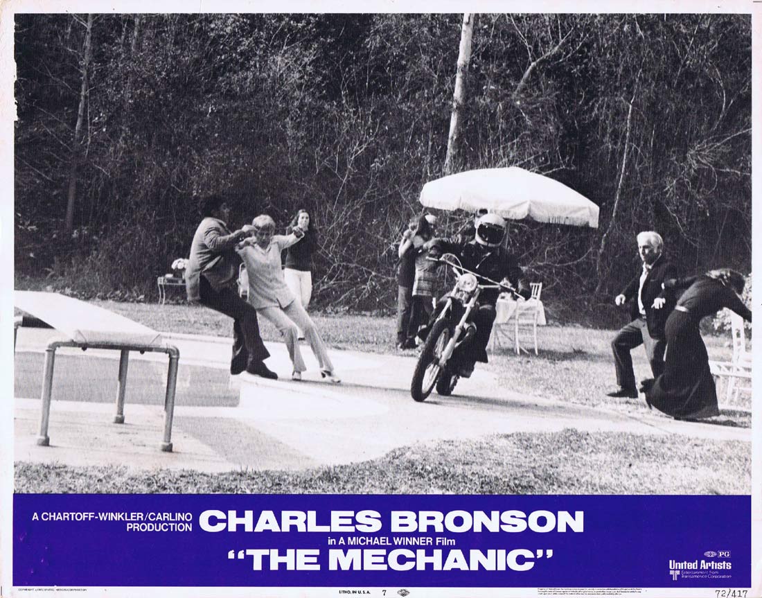 THE MECHANIC Original Lobby card 7 Charles Bronson Jan-Michael Vincent