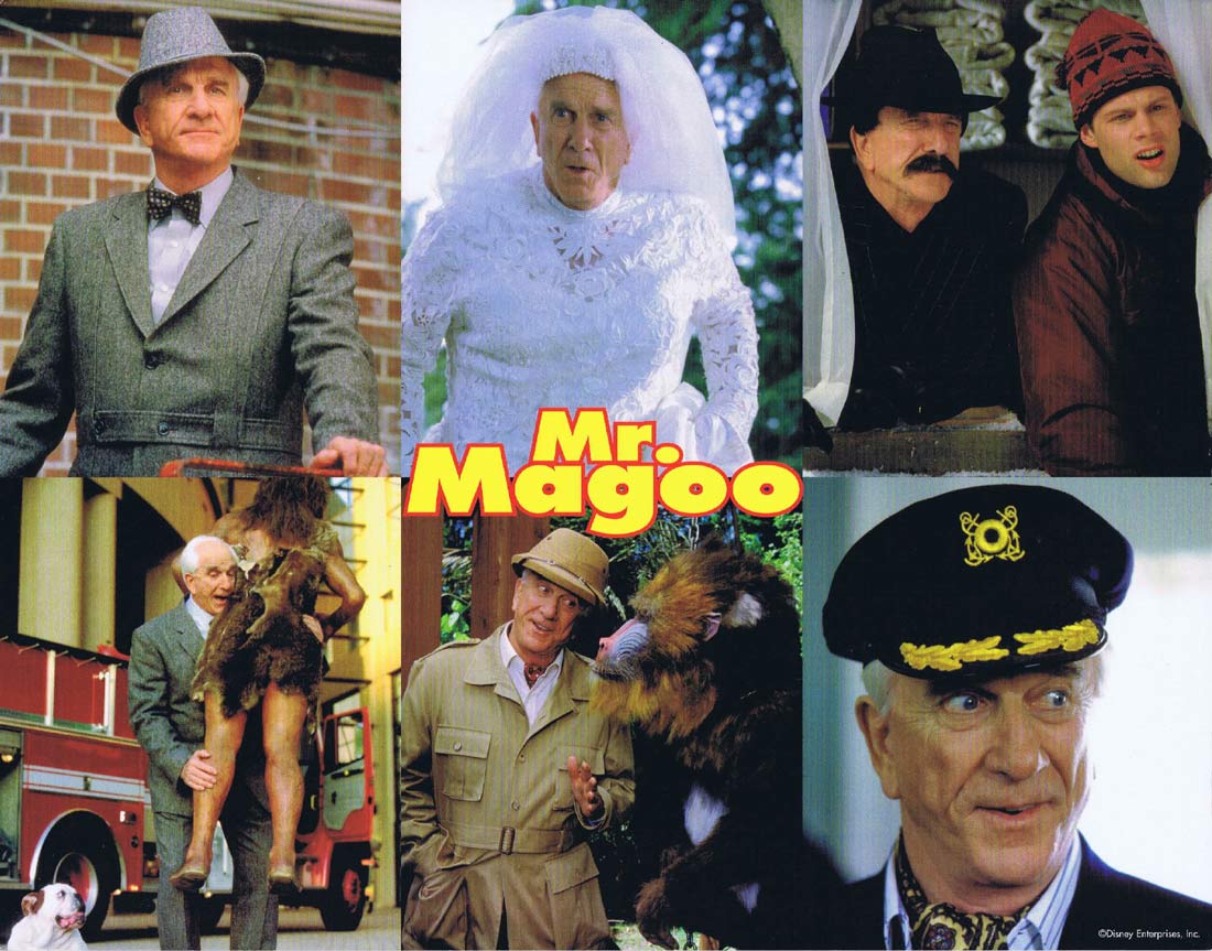 MR MAGOO Original Lobby Card 6 Leslie Nielsen Kelly Lynch