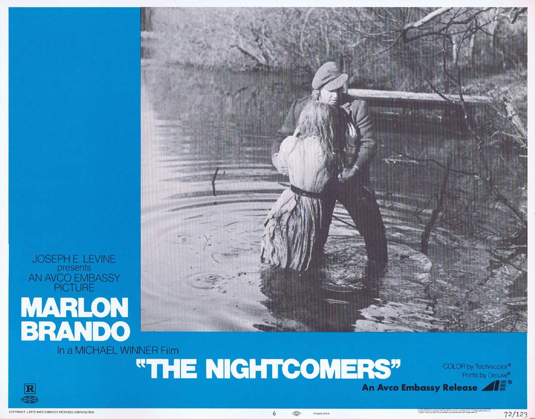 THE NIGHTCOMERS Lobby Card 6 Marlon Brando Stephanie Beacham