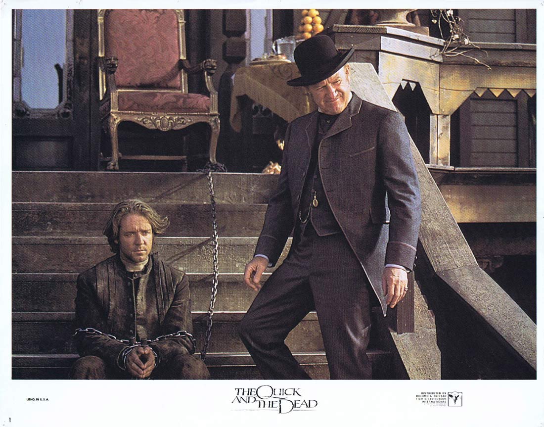 THE QUICK AND THE DEAD Original Lobby card 1 Sharon Stone Gene Hackman