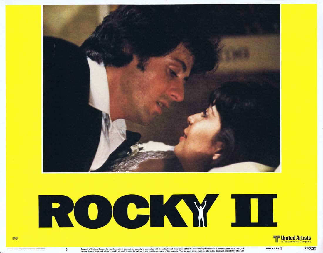 ROCKY II 1979 Sylvester Stallone BOXING Lobby card 2