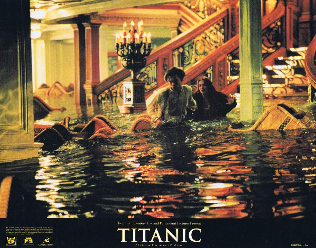 TITANIC Lobby Card 2 Leonardo DiCaprio Kate Winslet
