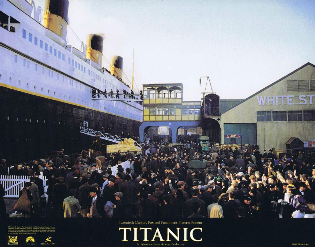 TITANIC Lobby Card 5 Leonardo DiCaprio Kate Winslet