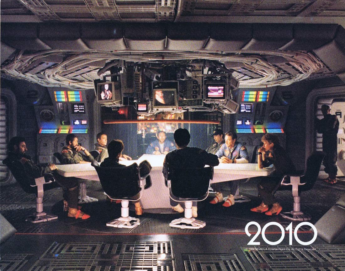 2010 THE YEAR WE MAKE CONTACT Original Lobby Card 4 Roy Scheider John Lithgow Sci Fi