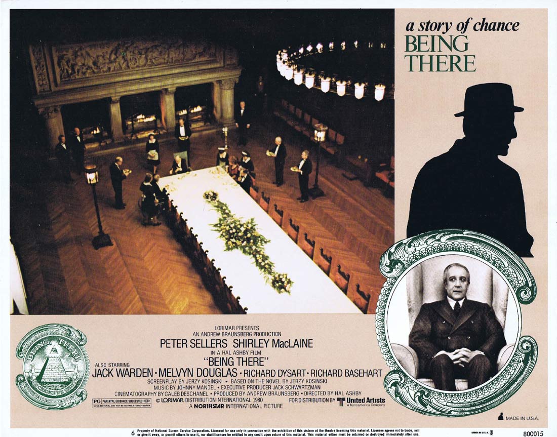 BEING THERE Original Lobby Card 6 Peter Sellers Shirley MacLaine