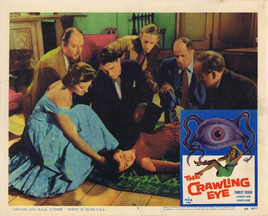 The Crawling Eye Lobby Card Movie Poster Forrest Tucker 