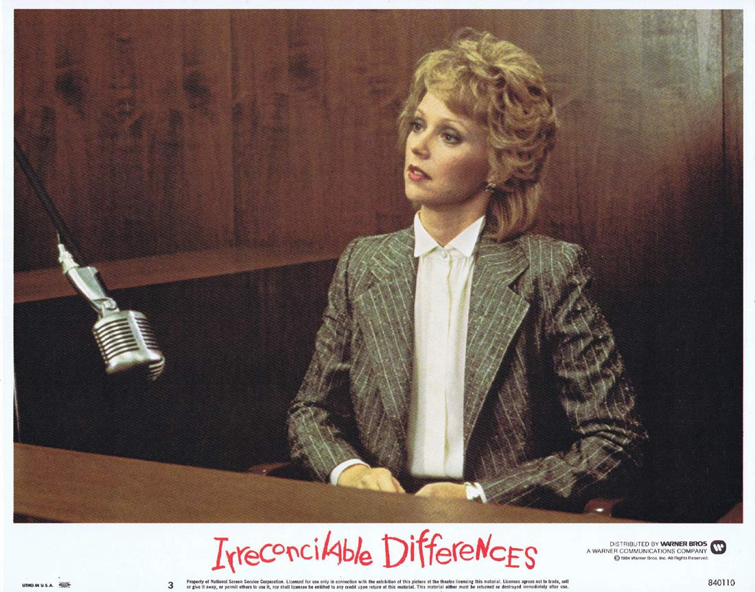 IRRECONCILABLE DIFFERENCES Original US Lobby Card 3 Ryan O’Neal Shelley Long