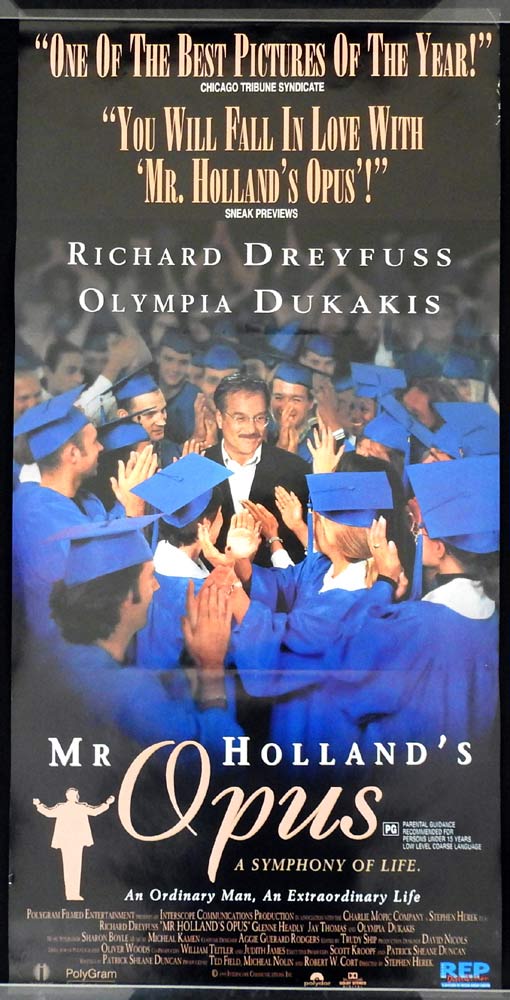 MR HOLLAND’S OPUS Original Daybill Movie Poster Richard Dreyfuss Glenne Headly
