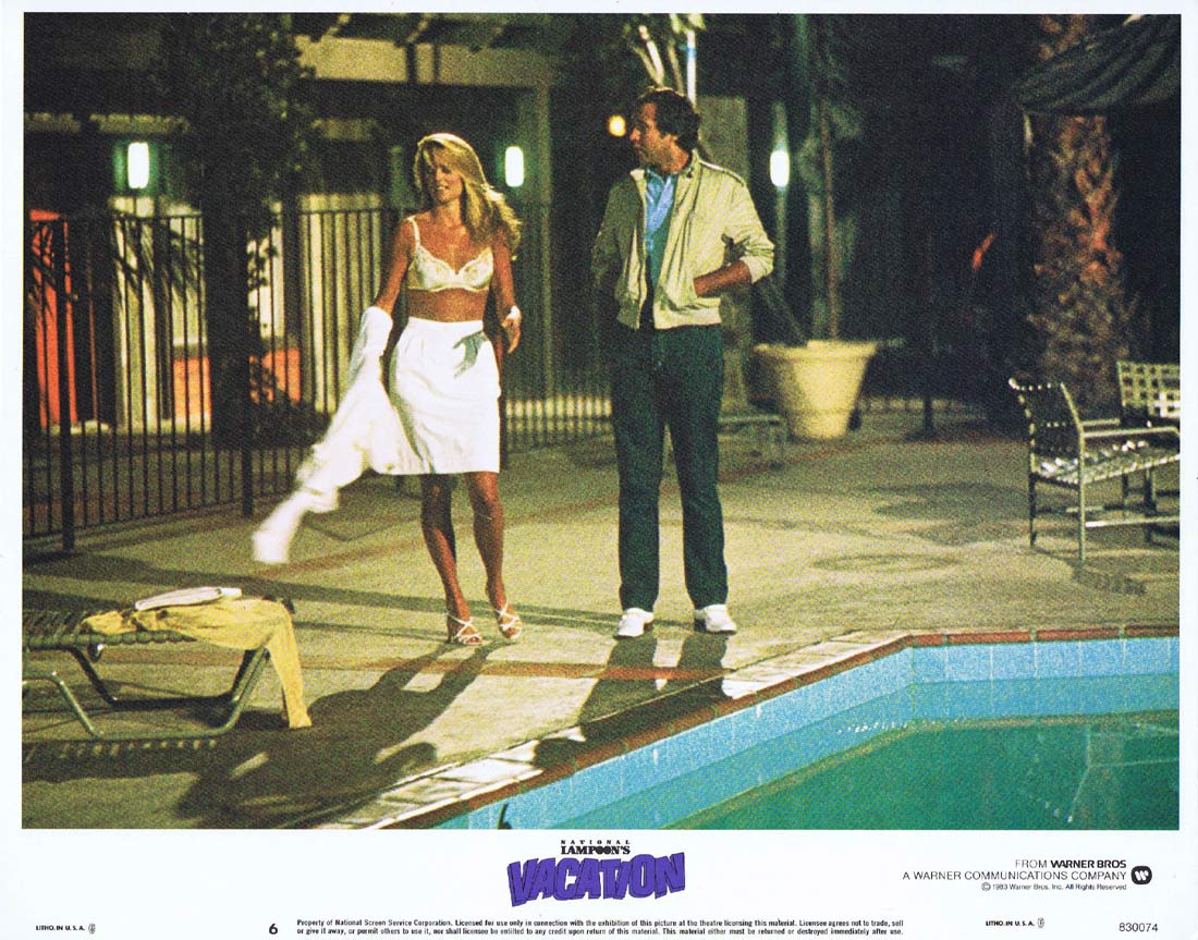 NATIONAL LAMPOON’S VACATION Original Lobby Card 6 Chevy Chase Beverly D’Angelo