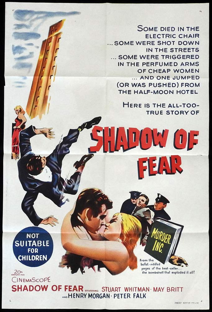 SHADOW OF FEAR aka MURDER INC Original One Sheet Movie Poster Stuart Whitman