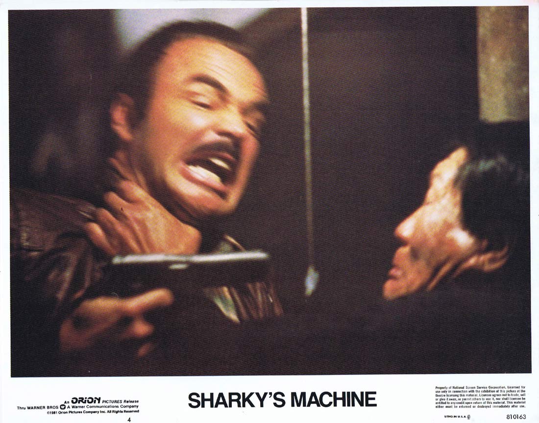 SHARKYS MACHINE Lobby Card 4 Burt Reynolds Vittorio Gassman