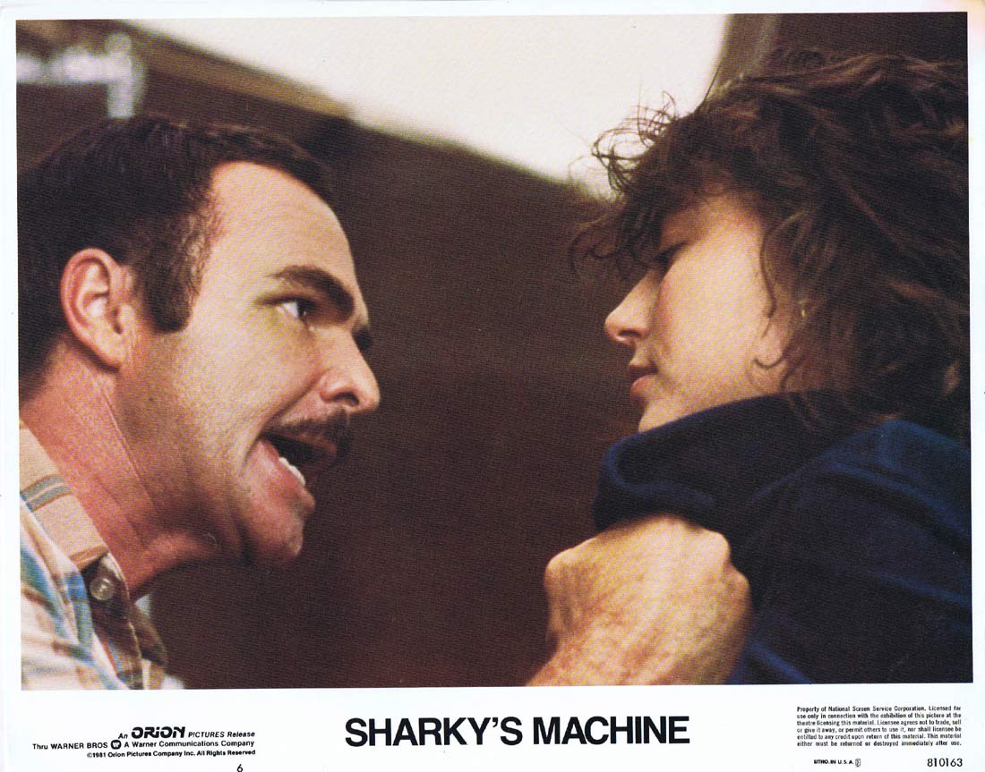SHARKYS MACHINE Lobby Card 6 Burt Reynolds Vittorio Gassman
