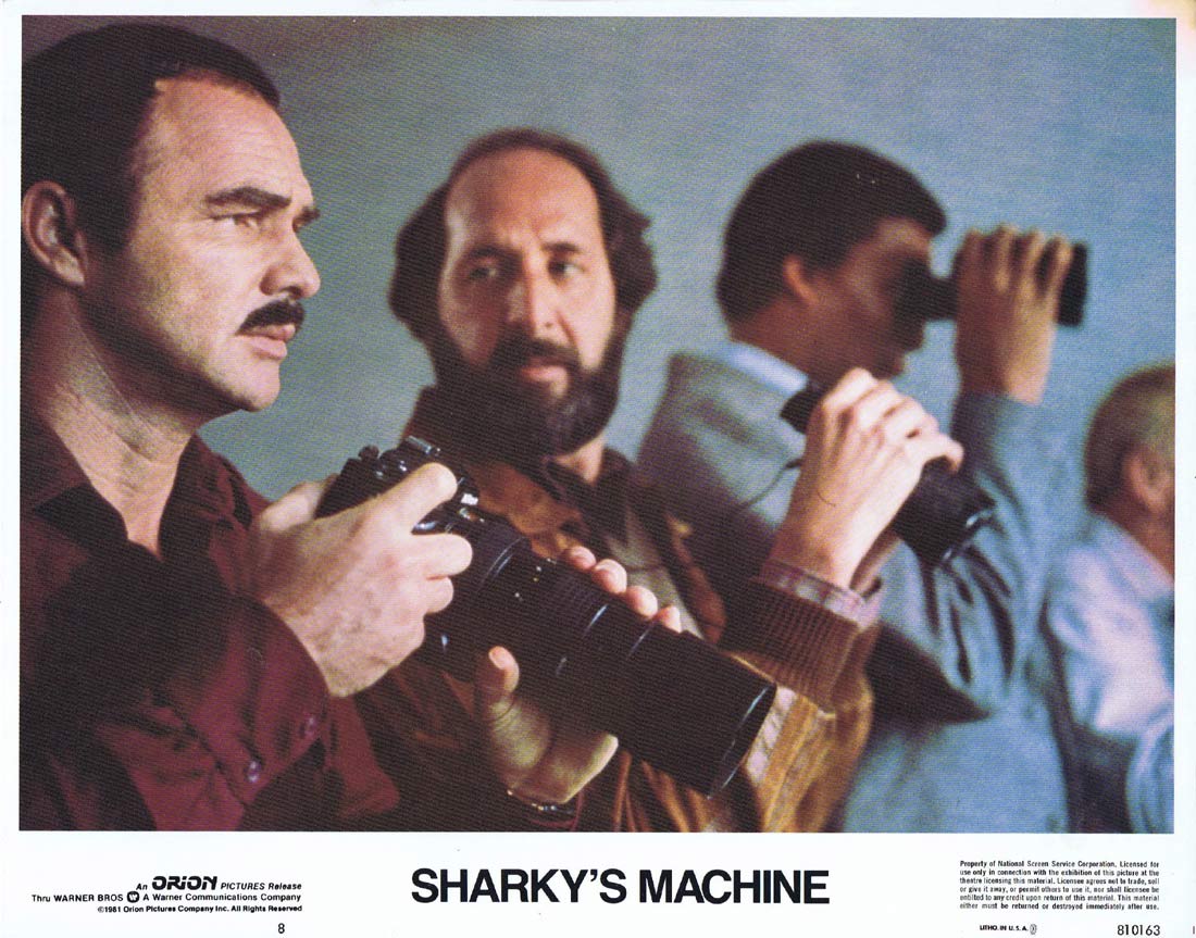 SHARKYS MACHINE Lobby Card 8 Burt Reynolds Vittorio Gassman