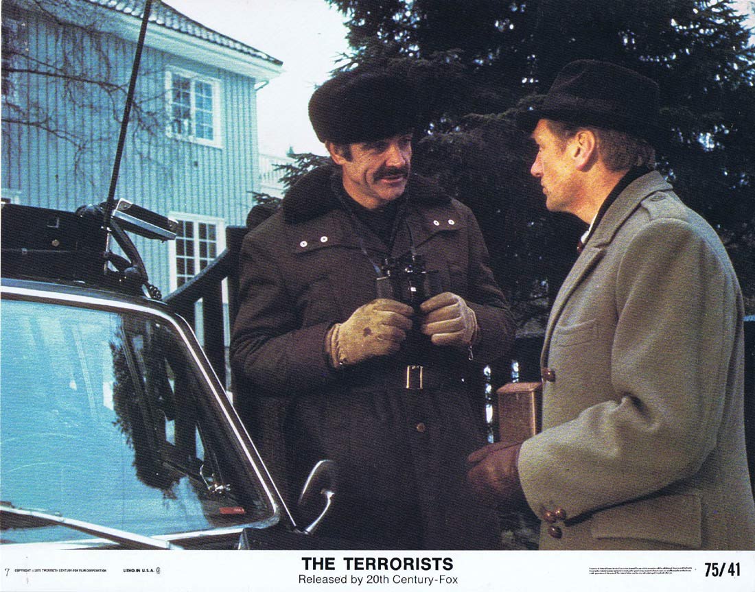 THE TERRORISTS Original US Lobby Card 7 Sean Connery Ian McShane