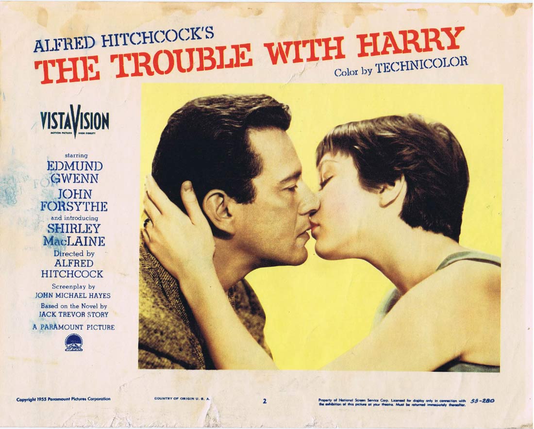 THE TROUBLE WITH HARRY Lobby Card 2 Alfred Hitchcock Shirley MacLaine