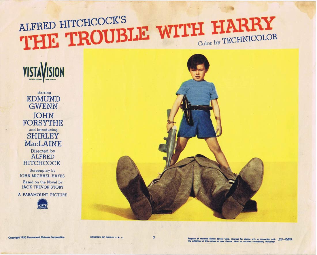THE TROUBLE WITH HARRY Lobby Card 7 Alfred Hitchcock Shirley MacLaine