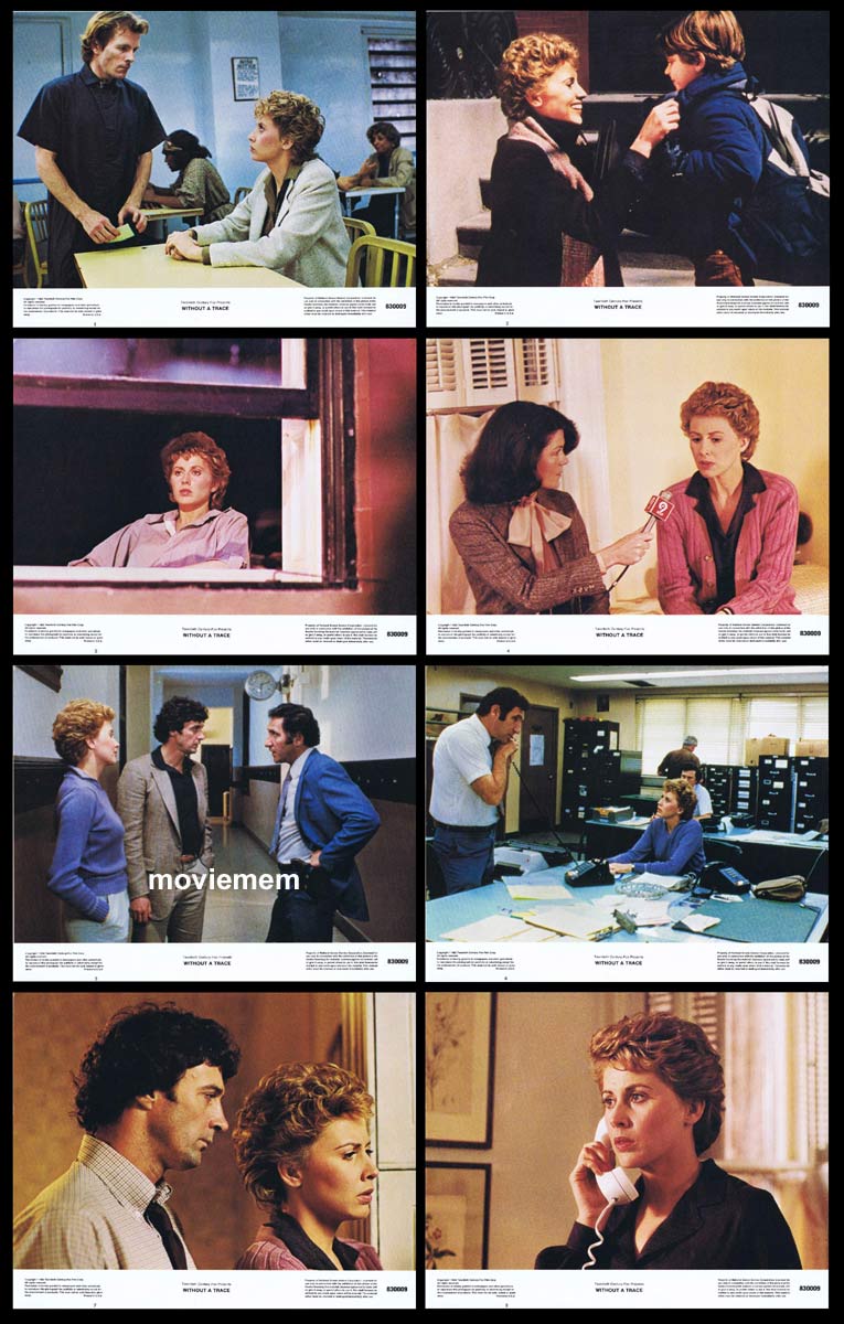 WITHOUT A TRACE Lobby Card Set Kate Nelligan Judd Hirsch