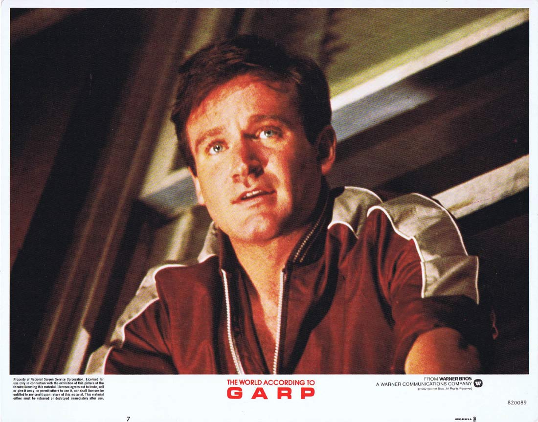 THE WORLD ACCORDING TO GARP Original Lobby Card 7 Robin Williams Mary Beth Hurt