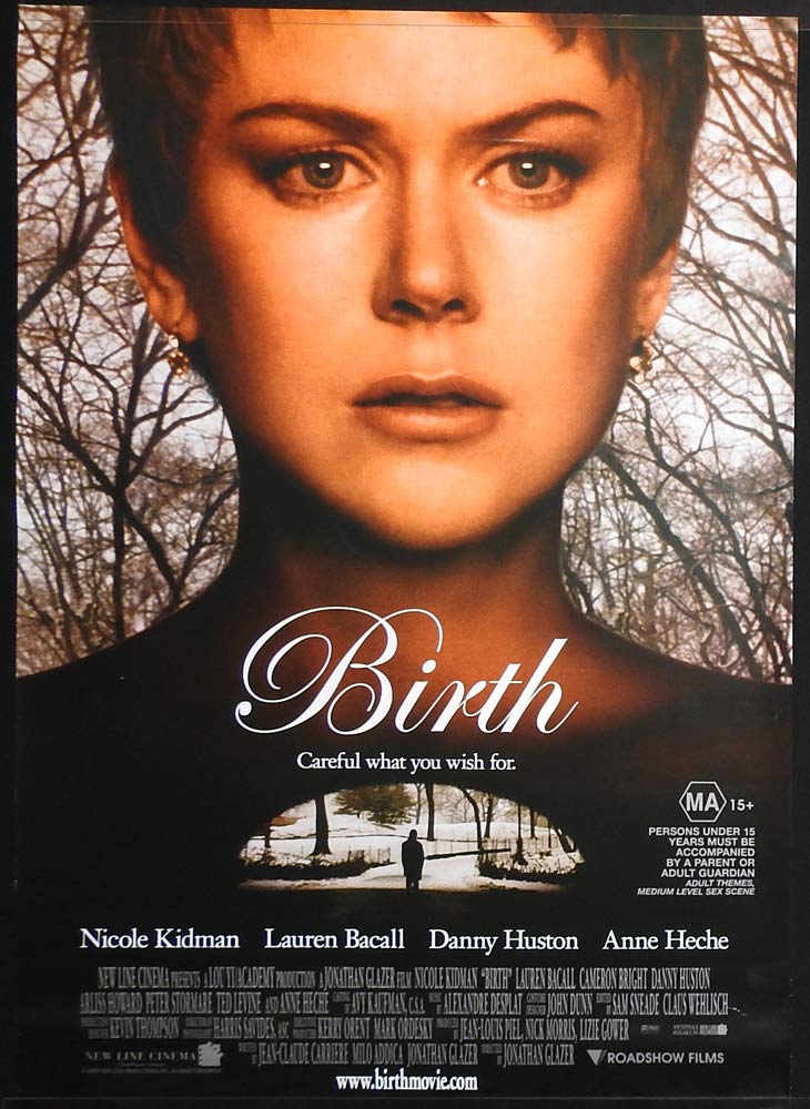BIRTH Original Rolled One sheet Movie poster Nicole Kidman Cameron Bright