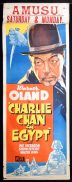 CHARLIE CHAN IN EGYPT Long Daybill Movie poster 1935 Warner Oland