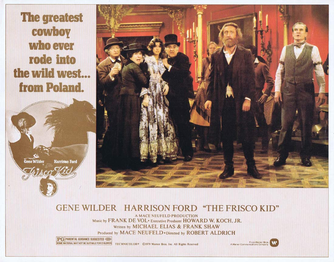 THE FRISCO KID Lobby Card Gene Wilder Harrison Ford