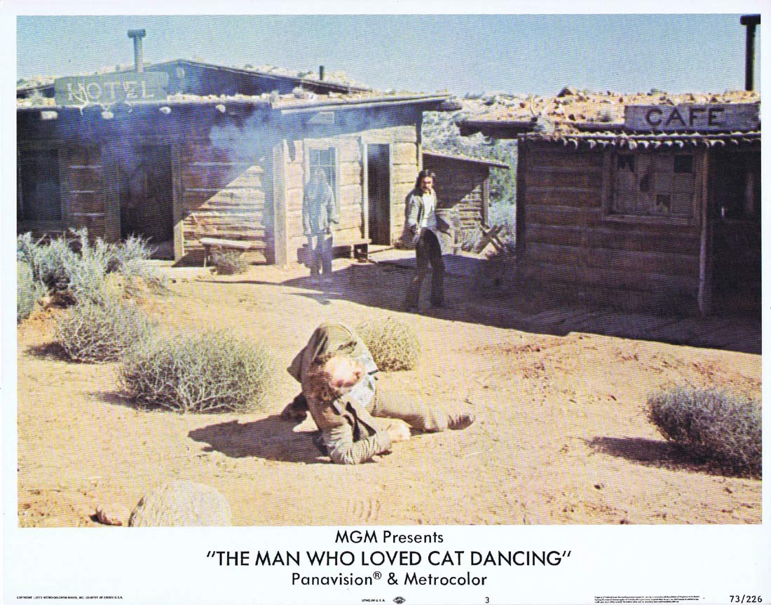 THE MAN WHO LOVED CAT DANCING Original US Lobby Card 3 Burt Reynolds Sarah Miles