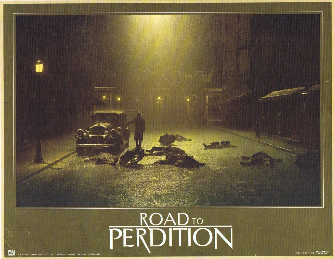 ROAD TO PERDITION Original US Lobby Card 11 Tom Hanks Paul Newman Jude Law