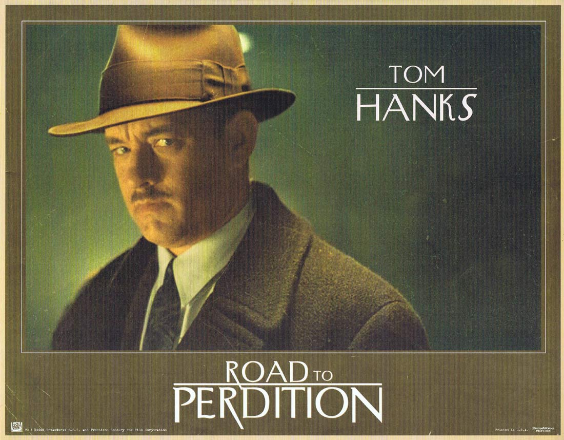 ROAD TO PERDITION Original US Lobby Card 2 Tom Hanks Paul Newman Jude Law
